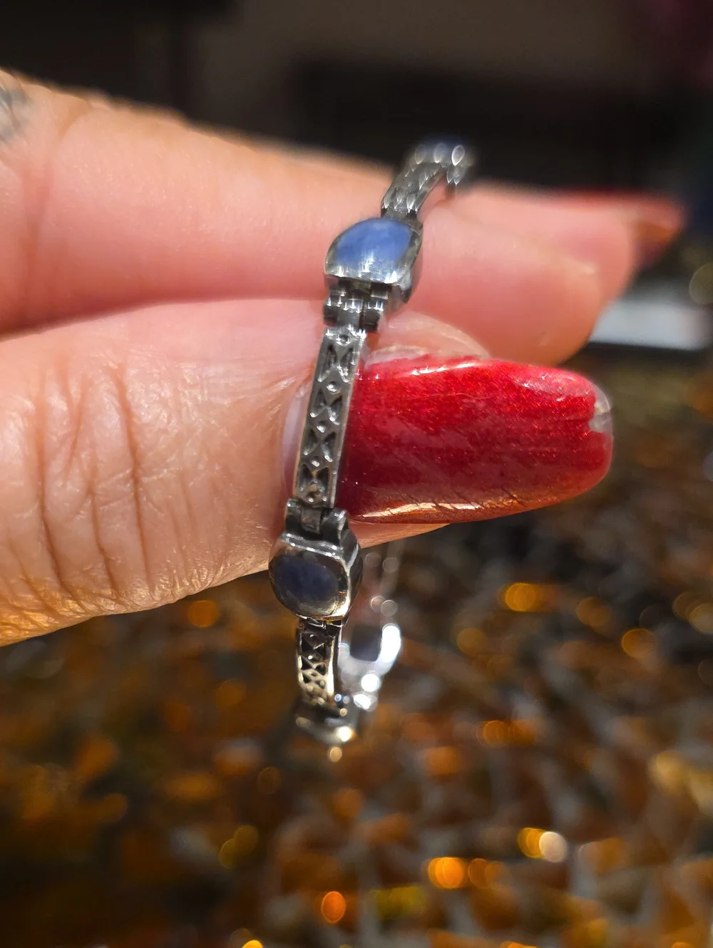 Sterling Heart-Link Bracelet in Silver